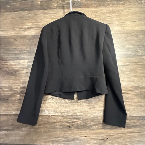 White House Black Market Black Cropped Blazer - Picture 2 of 6